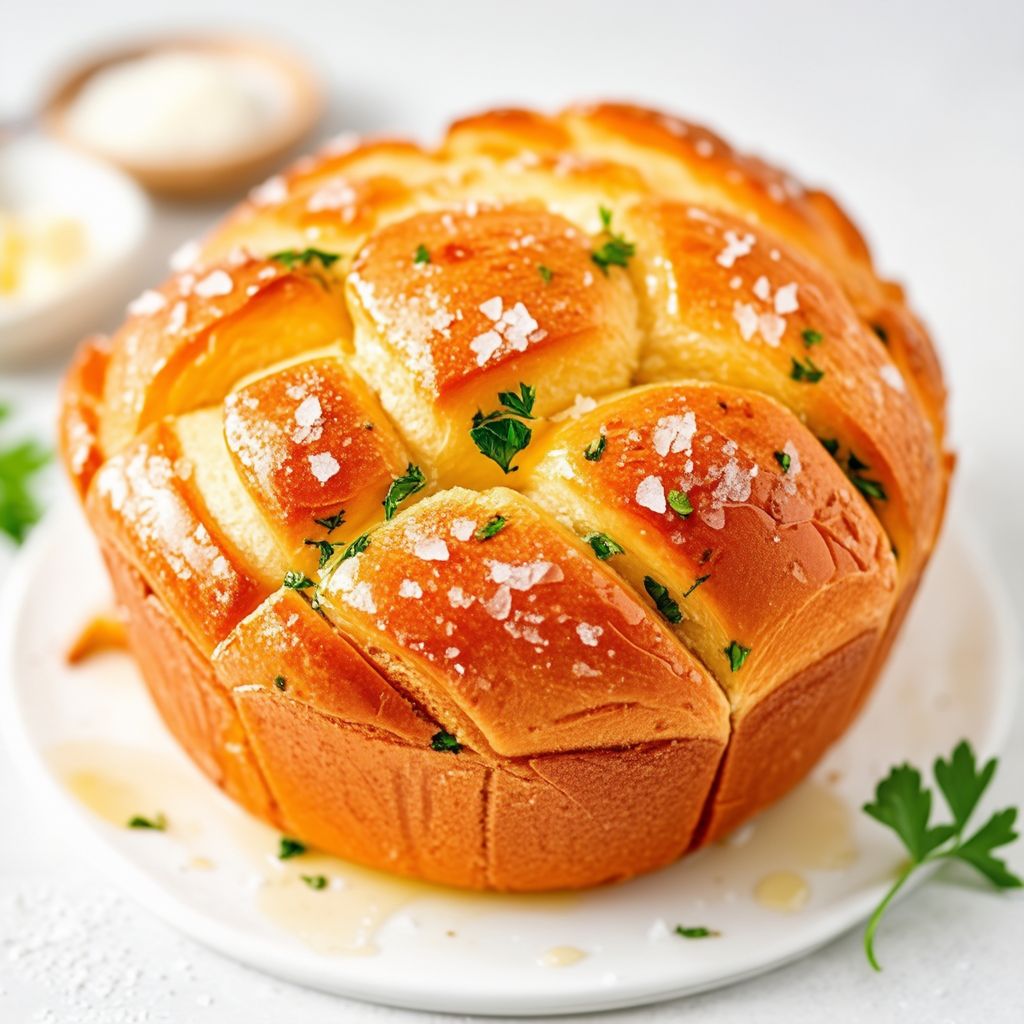 Kräuter- und Knoblauch-Zupfbrot