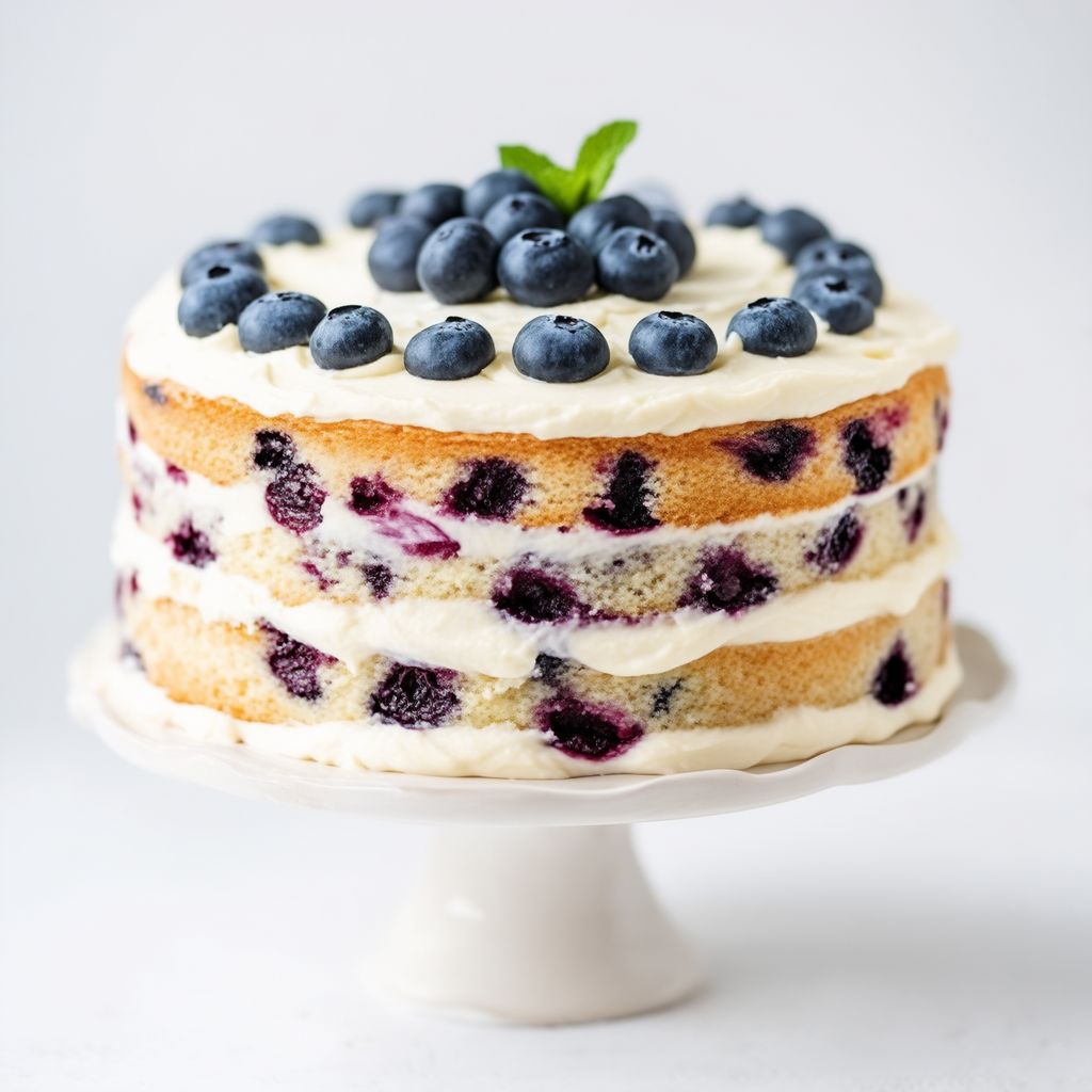Blueberry Delight Layer Cake
