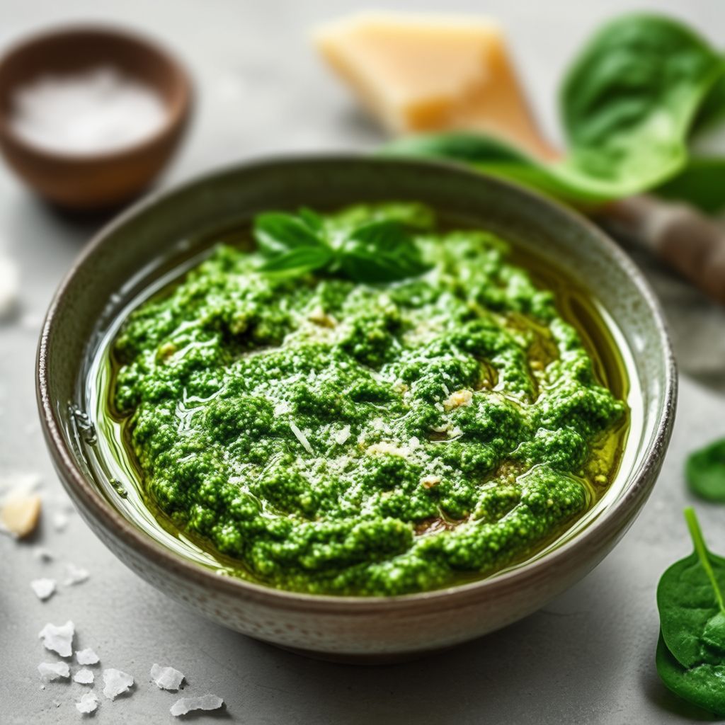 Spinach-Almond Pesto