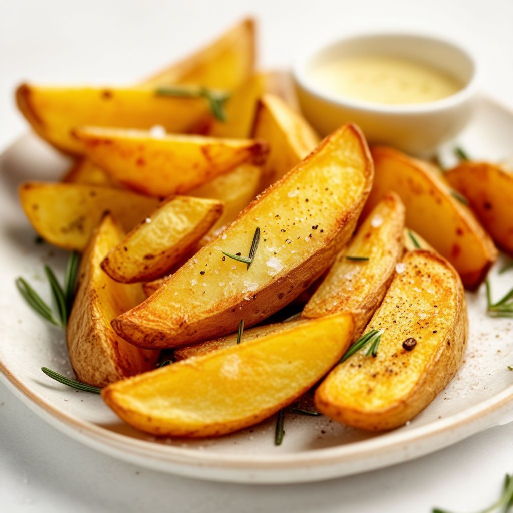 Fette di Patate Croccanti Aromatizzate alle Erbe