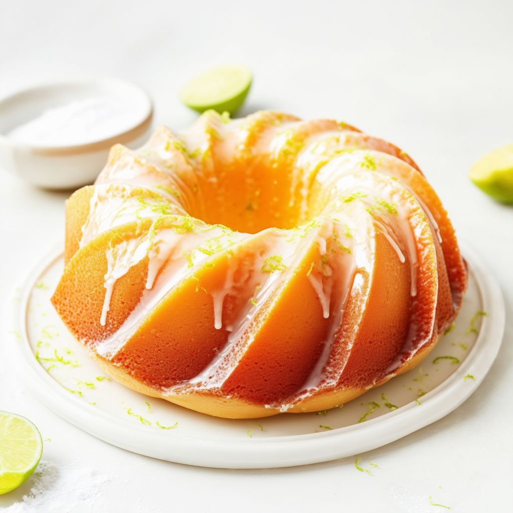 Lime Tequila Bundt Cake