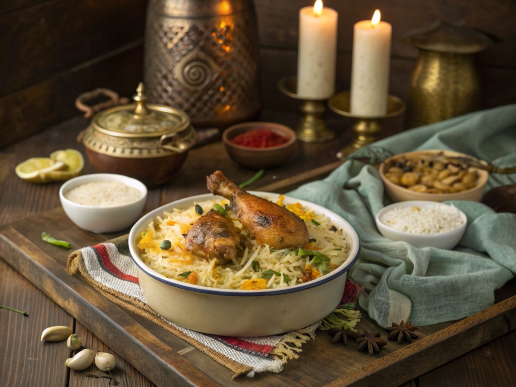 Hähnchen‑Biryani