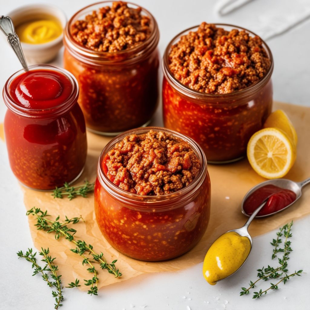 Ripieno Salato di Sloppy Joe in Conserve