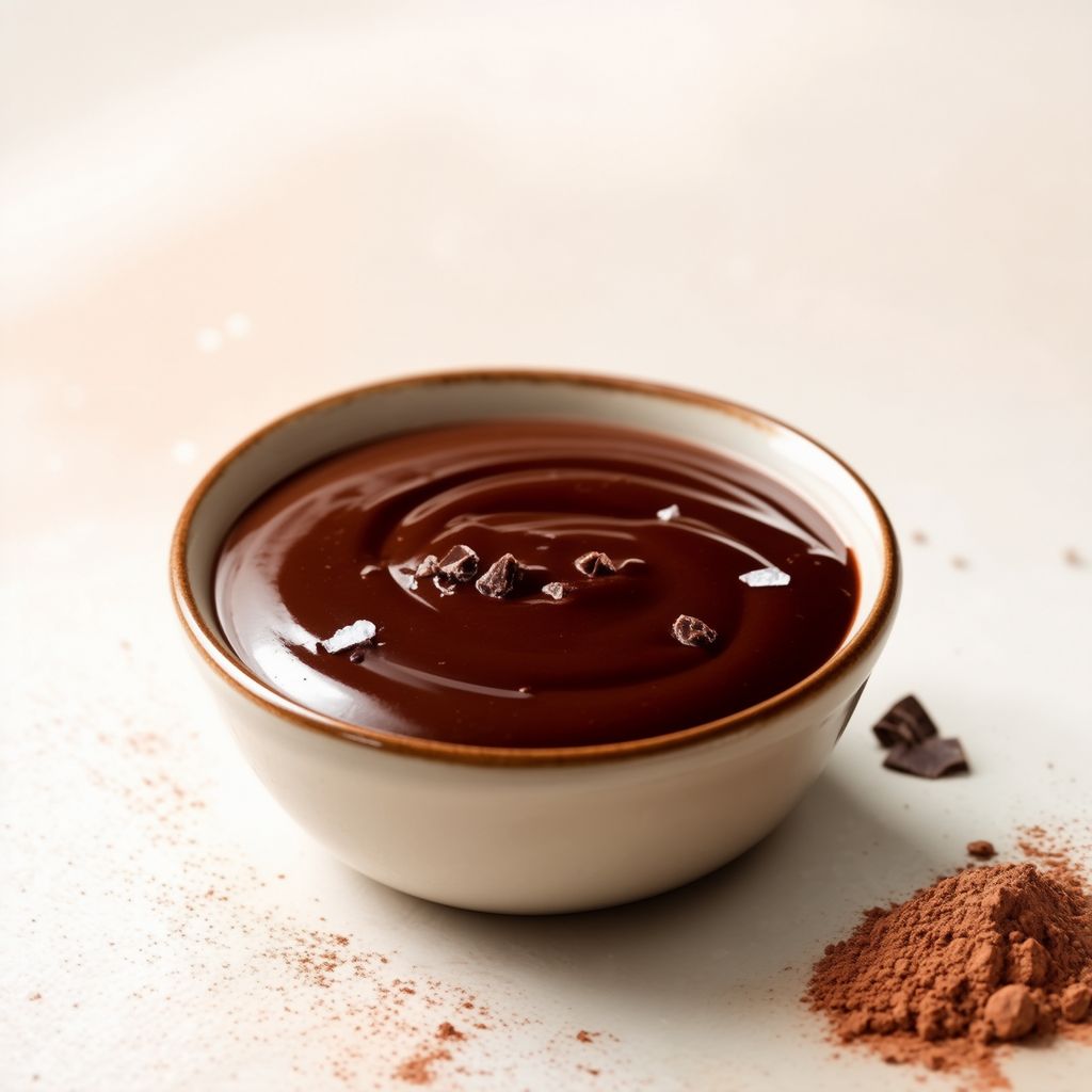 Reiche Schokoladen-Ahornsauce