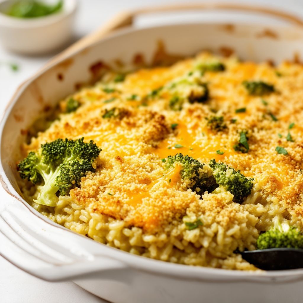 Sformato di Broccoli e Riso con Formaggio