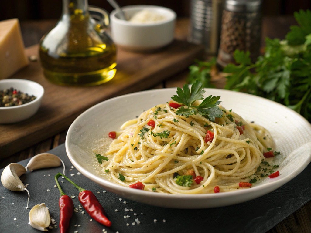 Midnight Pasta - Chef in Tuscany shares "Aglio, Olio e Peperoncino" Recipe