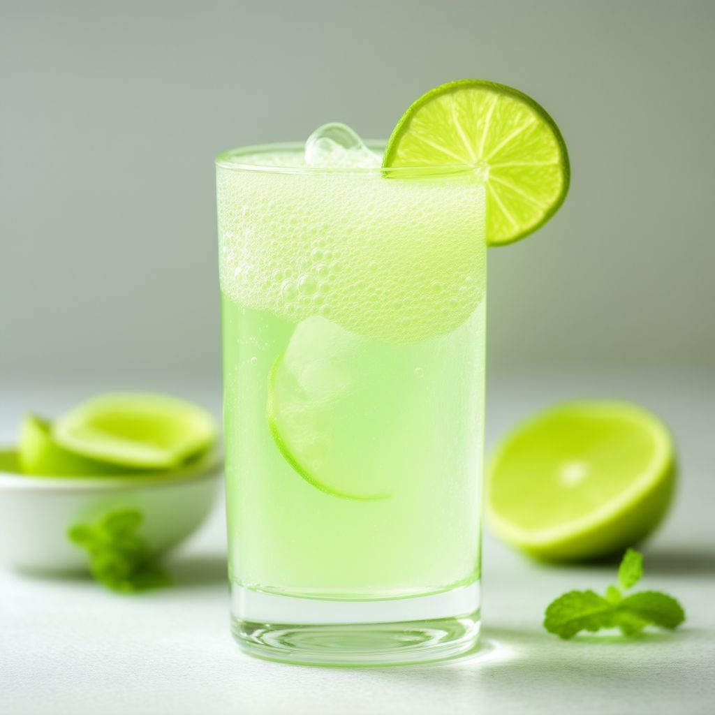 Spritziger Limetten-Fizz