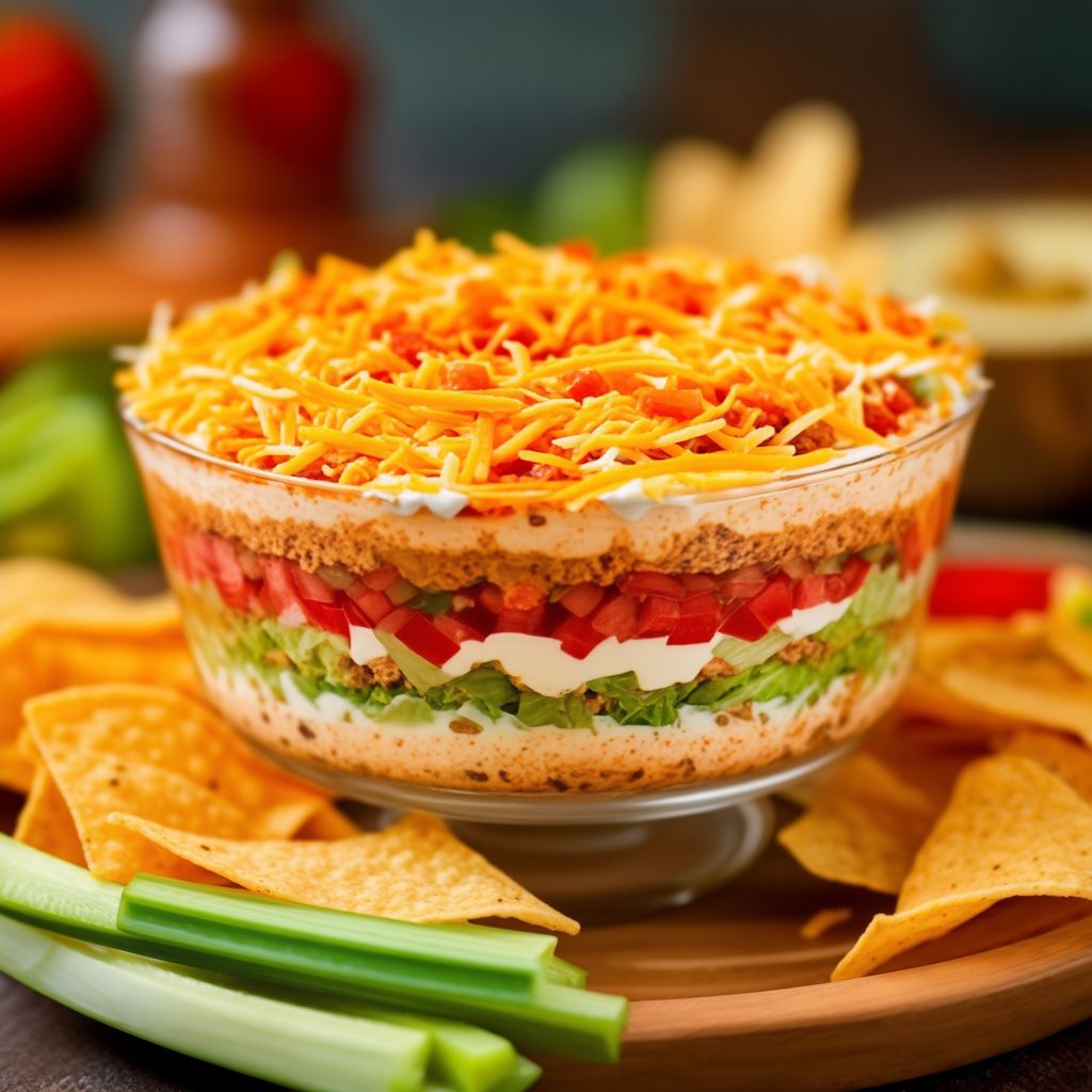 Delizia di Dip Taco a Strati