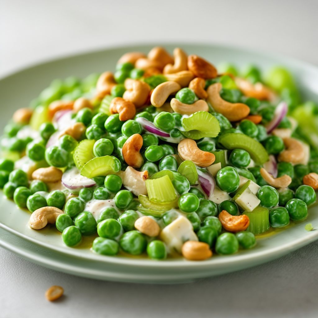 Insalata Cremosa di Anacardi e Piselli