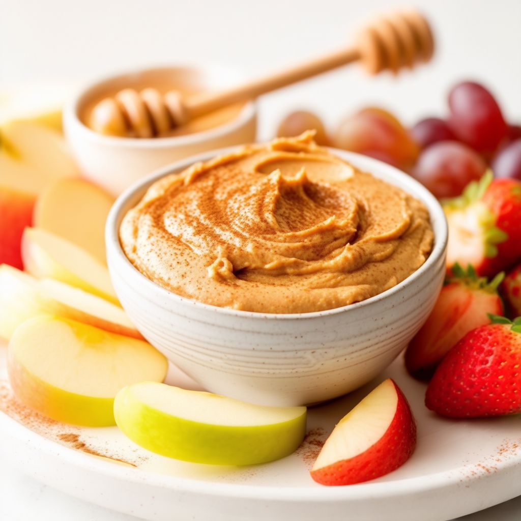 Dip di Frutta Veloce e Cremoso al Burro di Arachidi