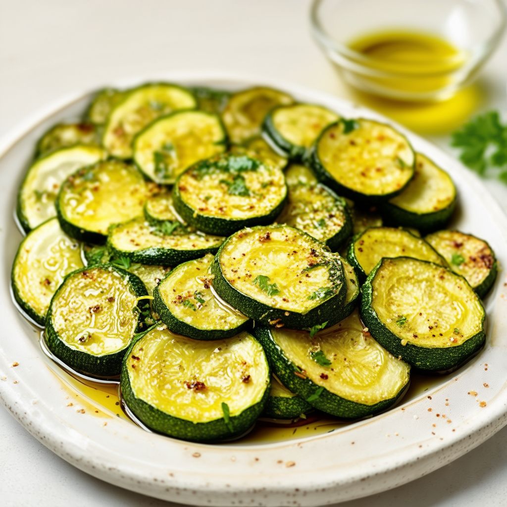 Zucchine Arrostite con Aglio e Erbe