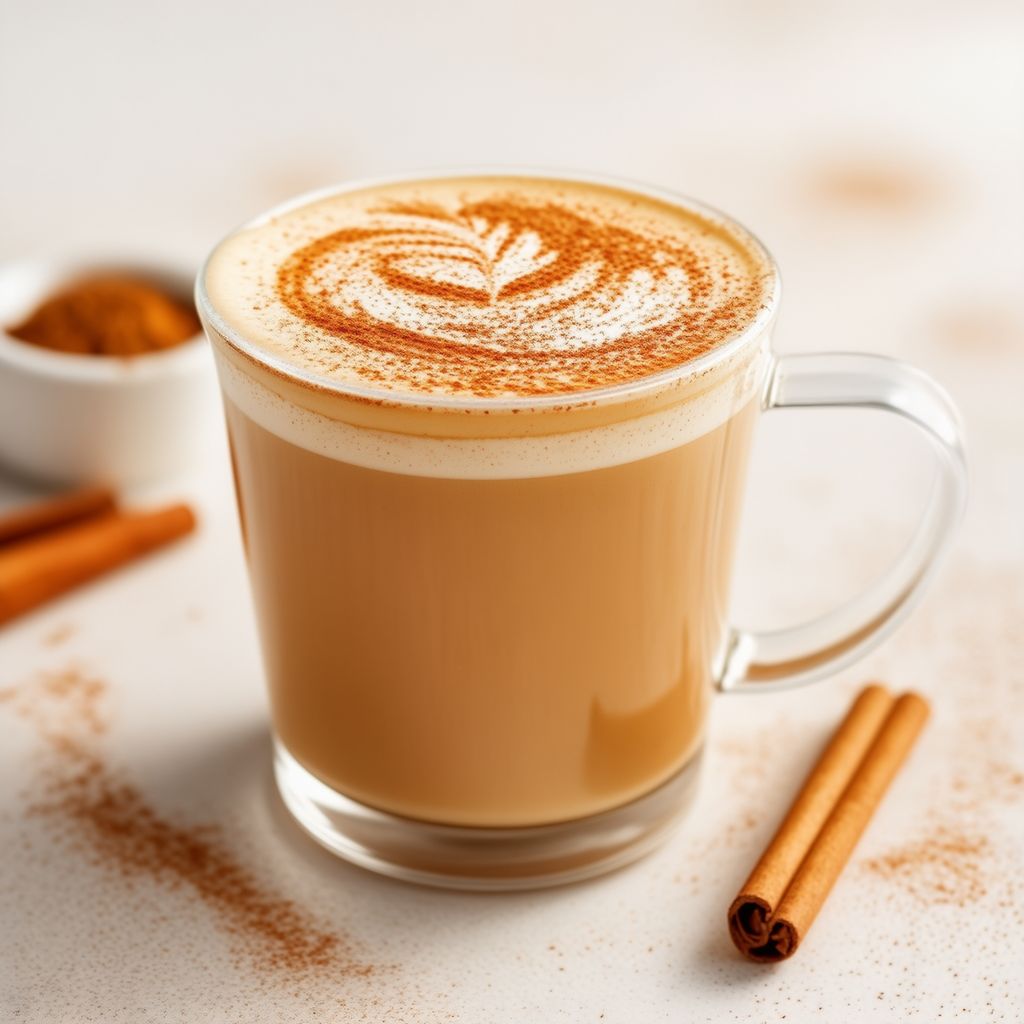 Gewürzter Zimt Latte