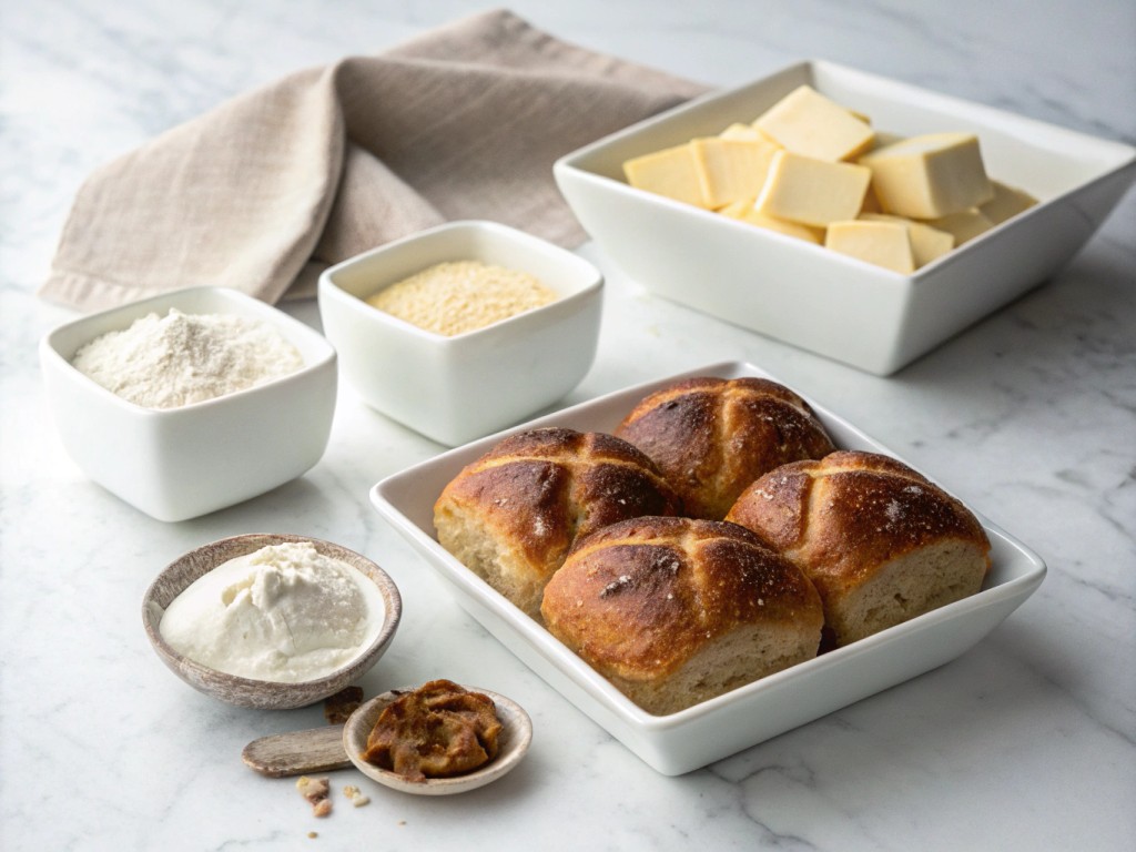 Schwarzbier‑Brötchen