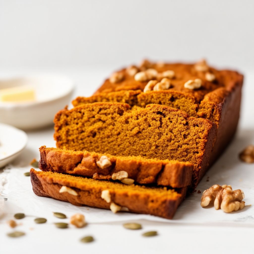 Spiced Pumpkin Walnut Loaf