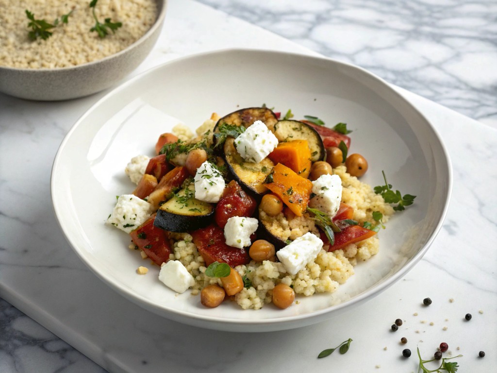 Mediterranes Gemüse mit Feta