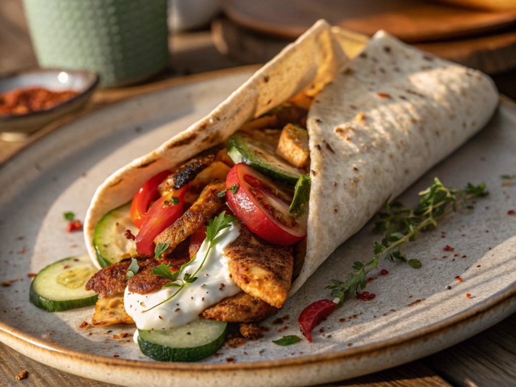 Dürüm Döner mit Halloumi