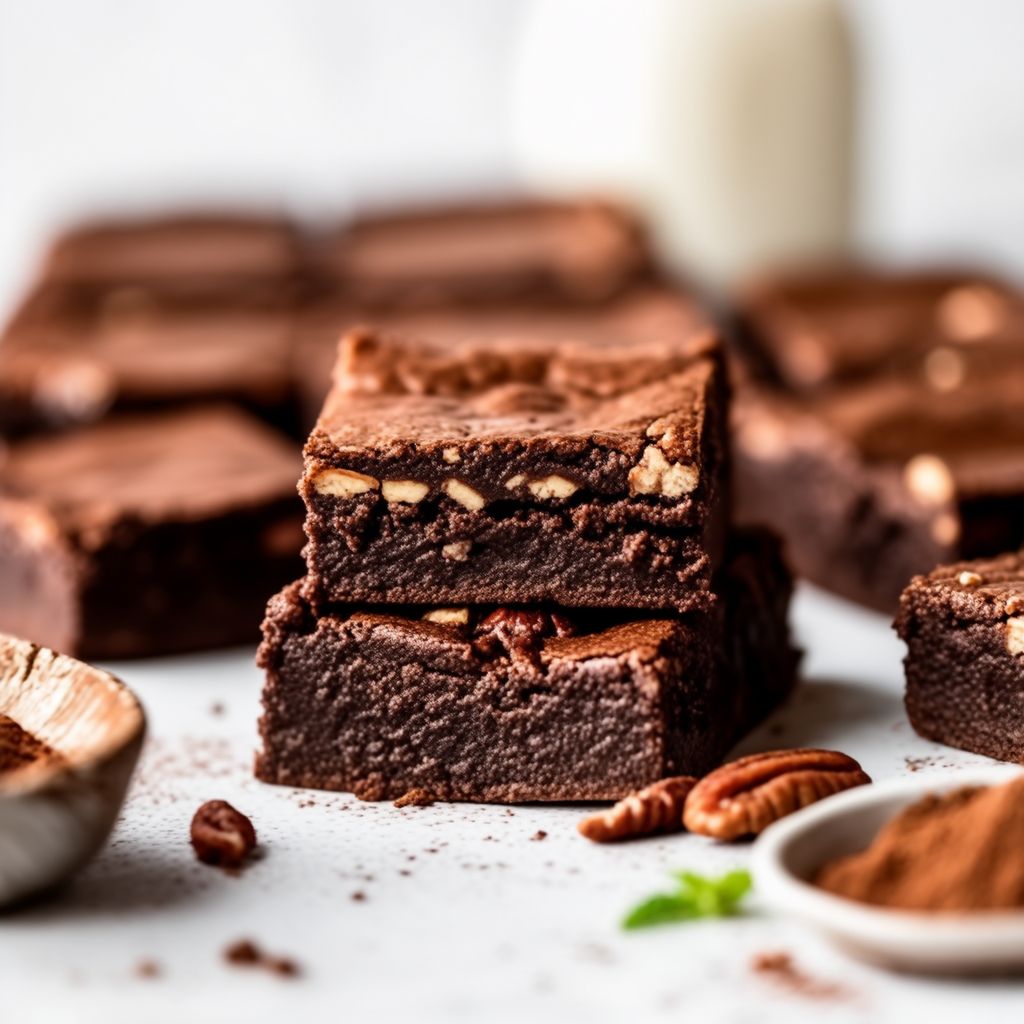 Brownies Fudgy in Una Ciotola