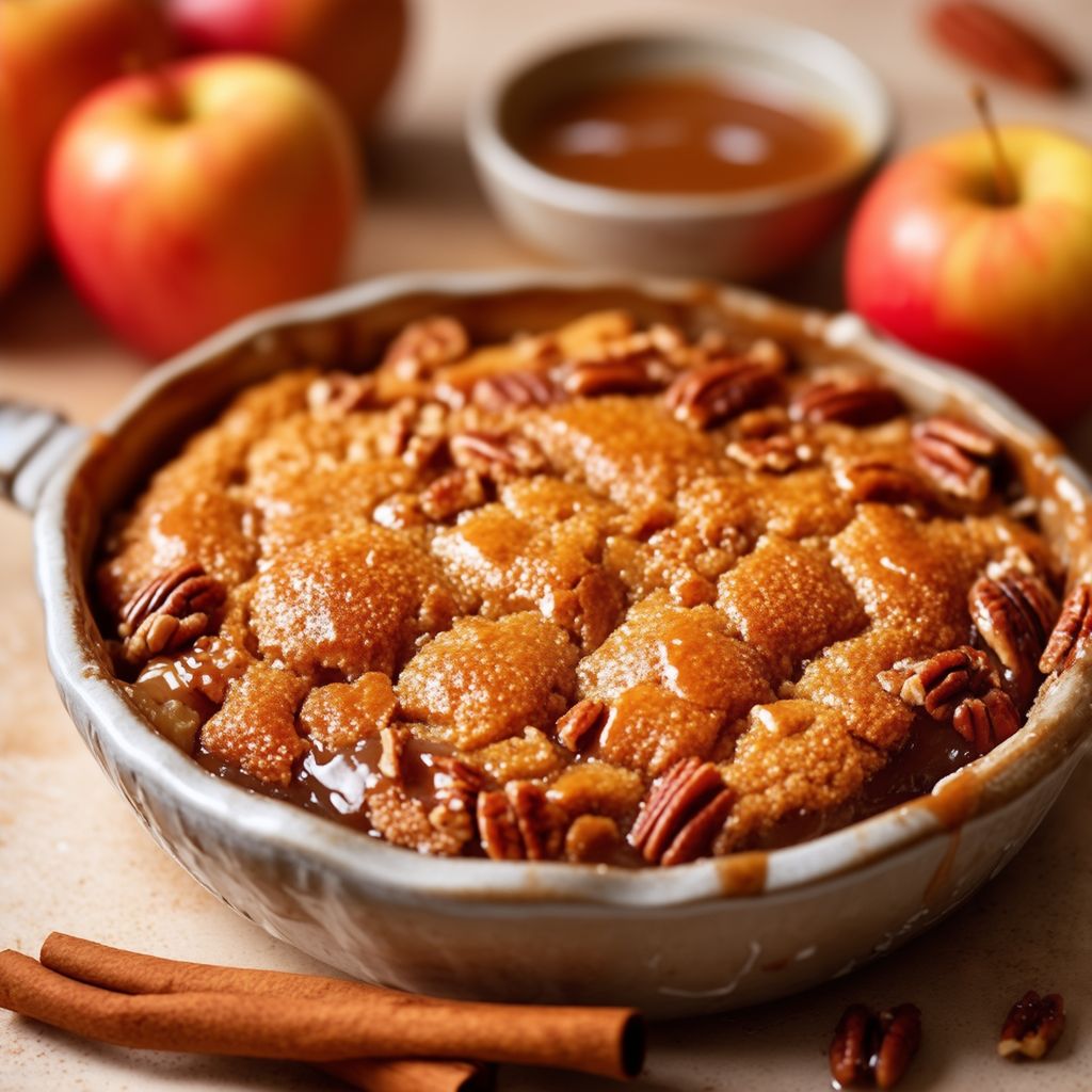 Karamell-Apfel-Crunch-Cobbler
