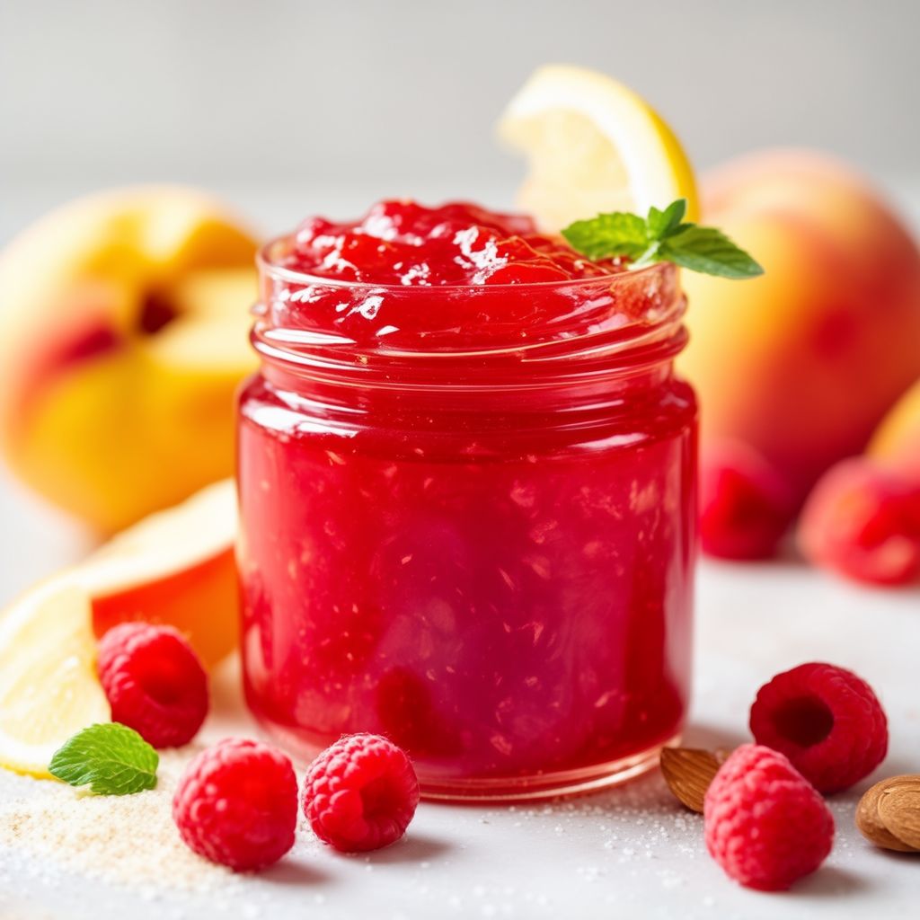 Raspberry Peach Delight Jam