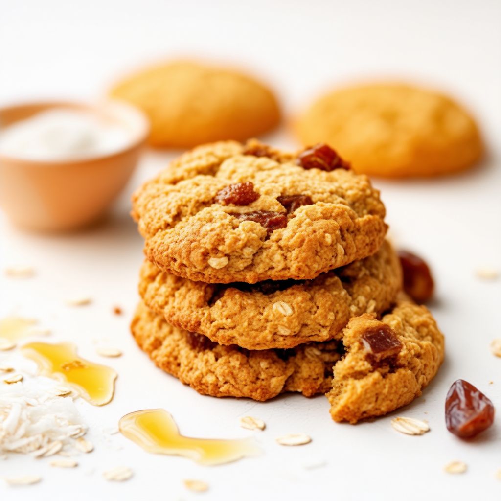 Biscotti di Avena con Datteri e Zenzero