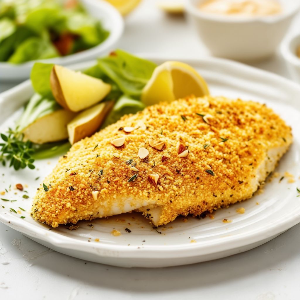 Pesce al Forno Croccante con Erbe