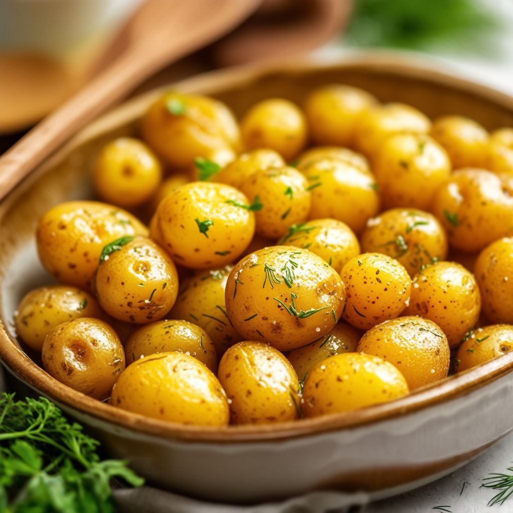 Herb-Infused Buttered Baby Potatoes