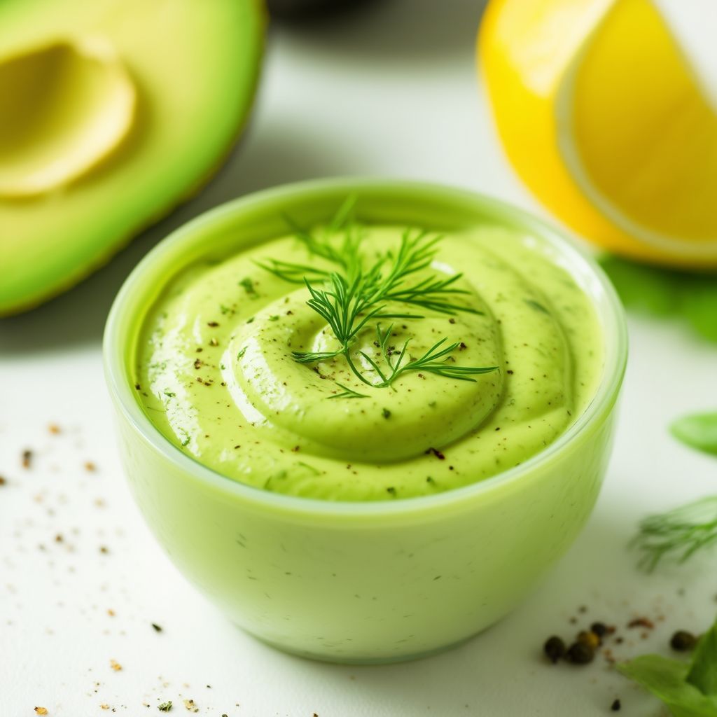 Creamy Avocado Herb Dressing