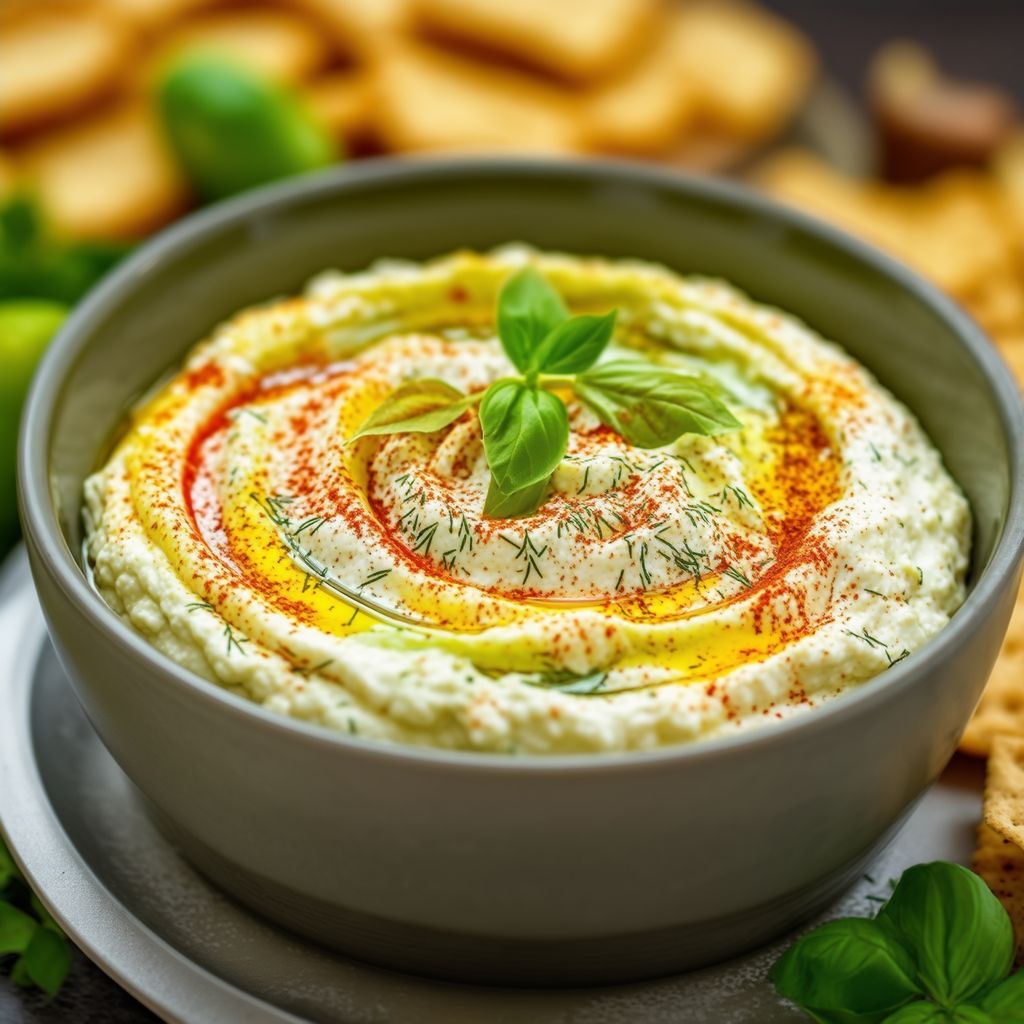 Herbed Cottage Cheese Veggie Dip