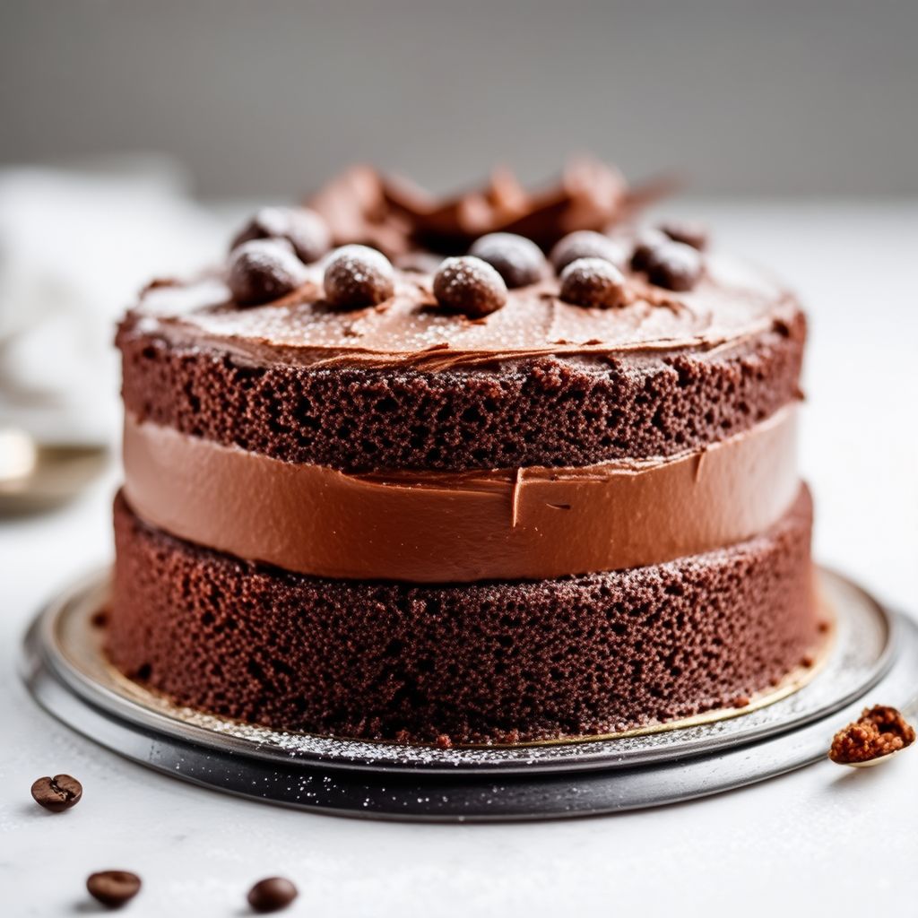 Dekadenter Schokoladen-Karob-Kuchen