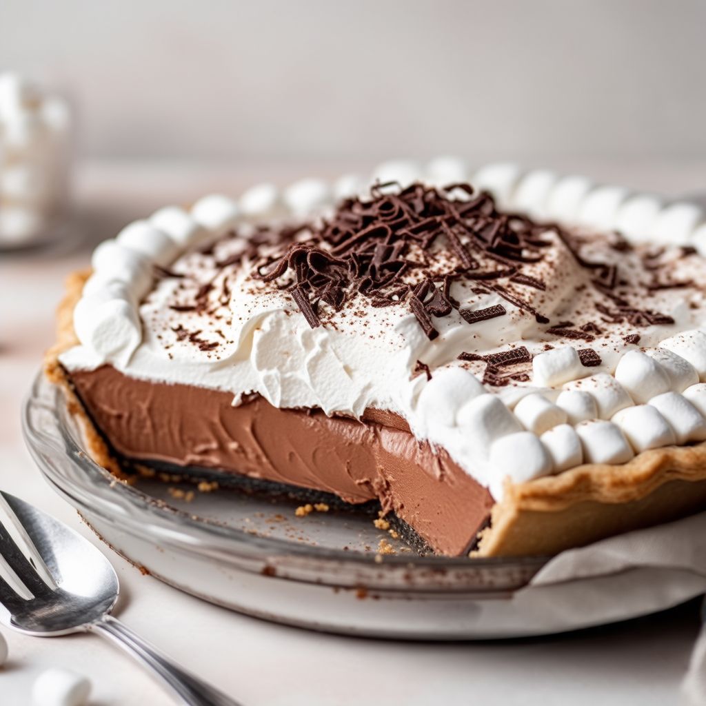Torta Cremosa al Cioccolato e Marshmallow