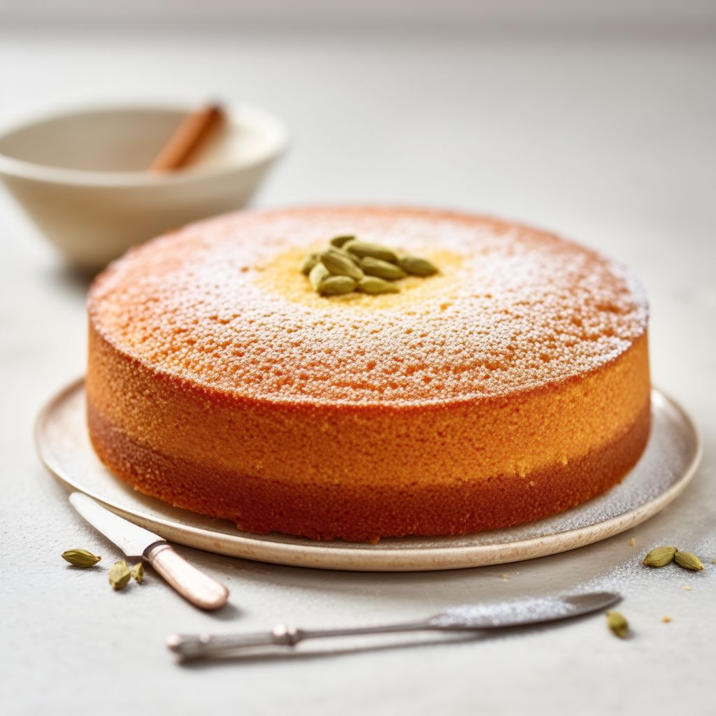 Spiced Cardamom Butter Cake