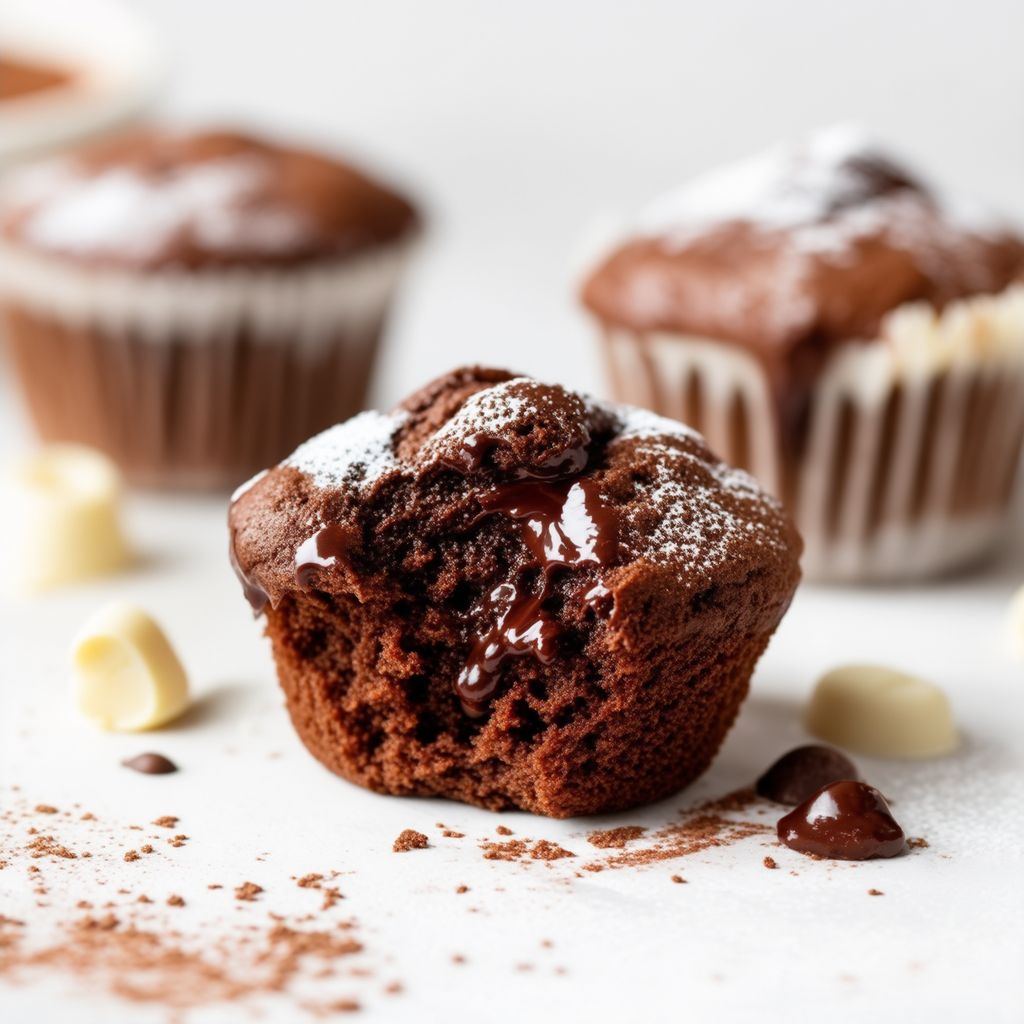 Decadent Chocolate Surprise Muffins