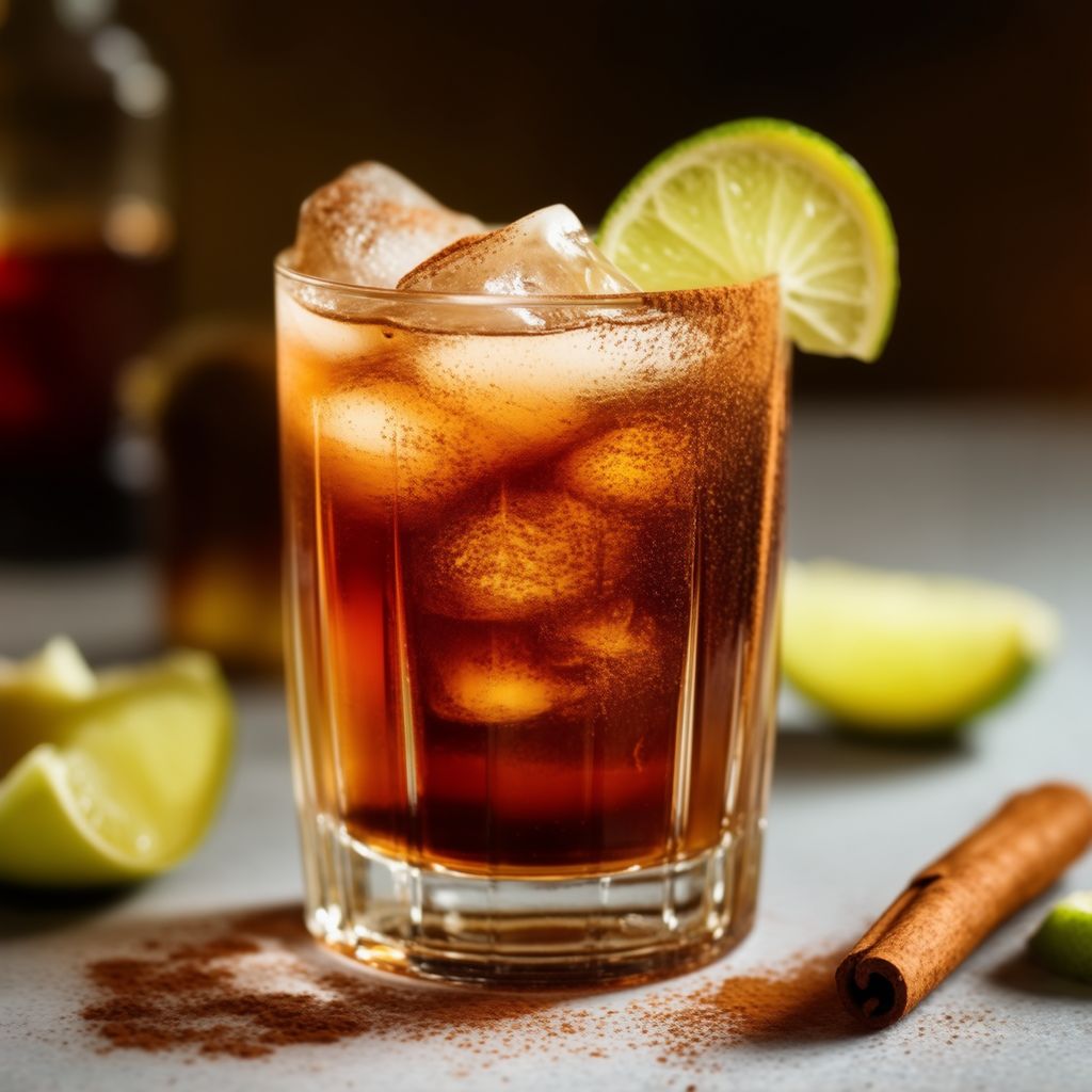 Gewürzter Rum und Cola Genuss