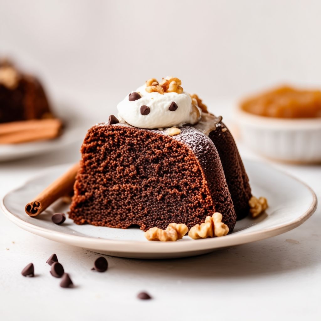 Torta al Cioccolato con Salsa di Mele Speziata