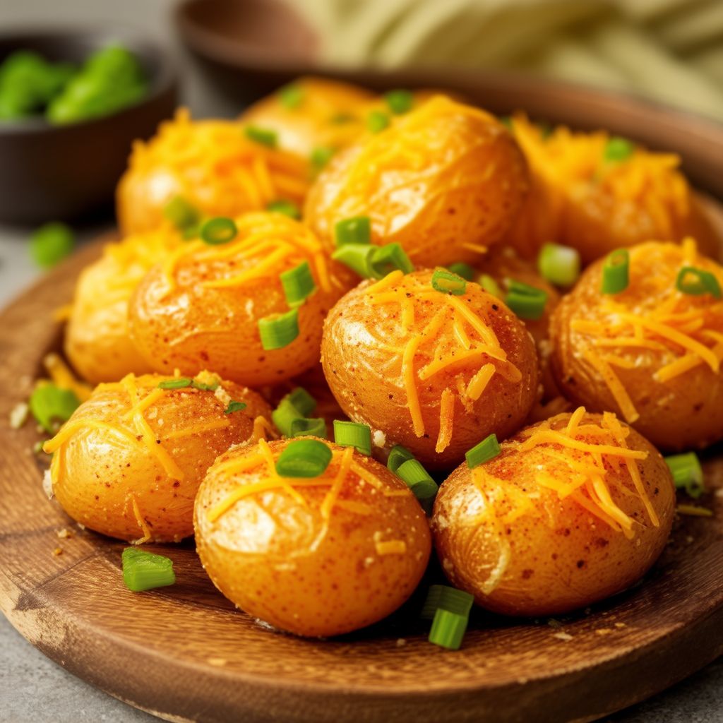 Patate al Forno con Formaggio e Aglio