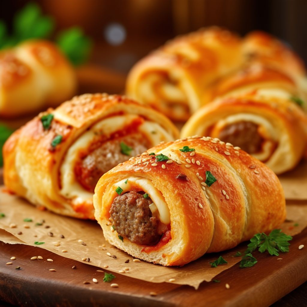 Rotolo Piccante di Salsiccia e Formaggio