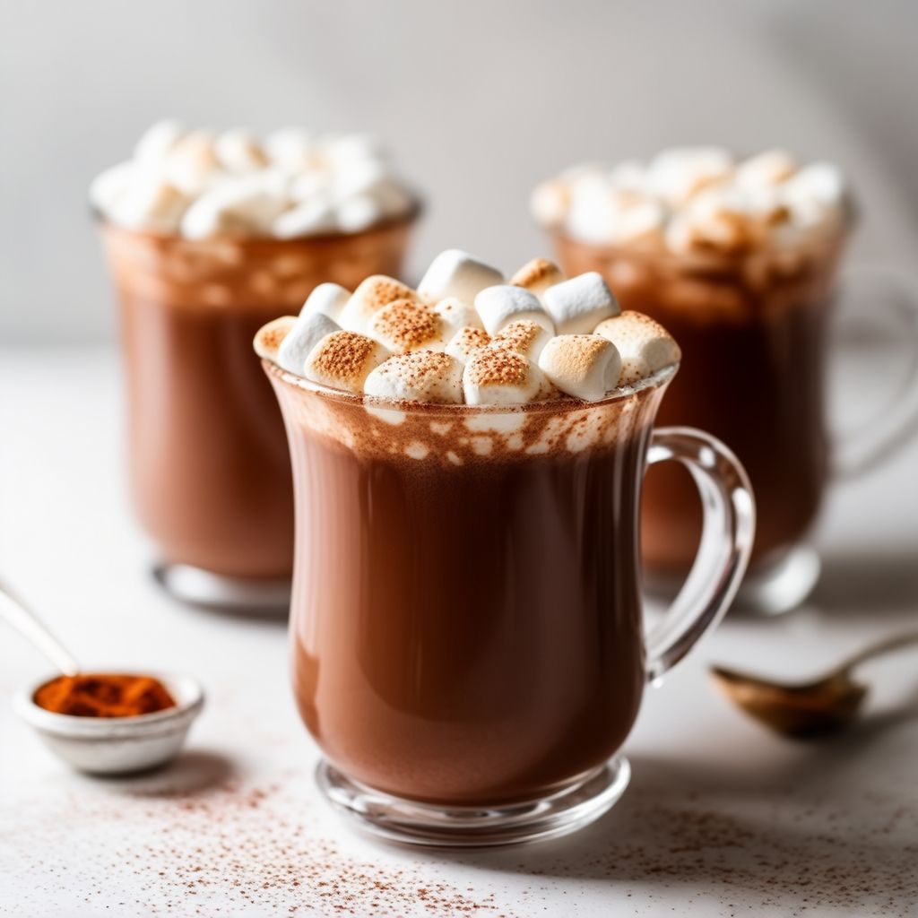 Delizia di Cioccolata Calda Cremosa Speziata