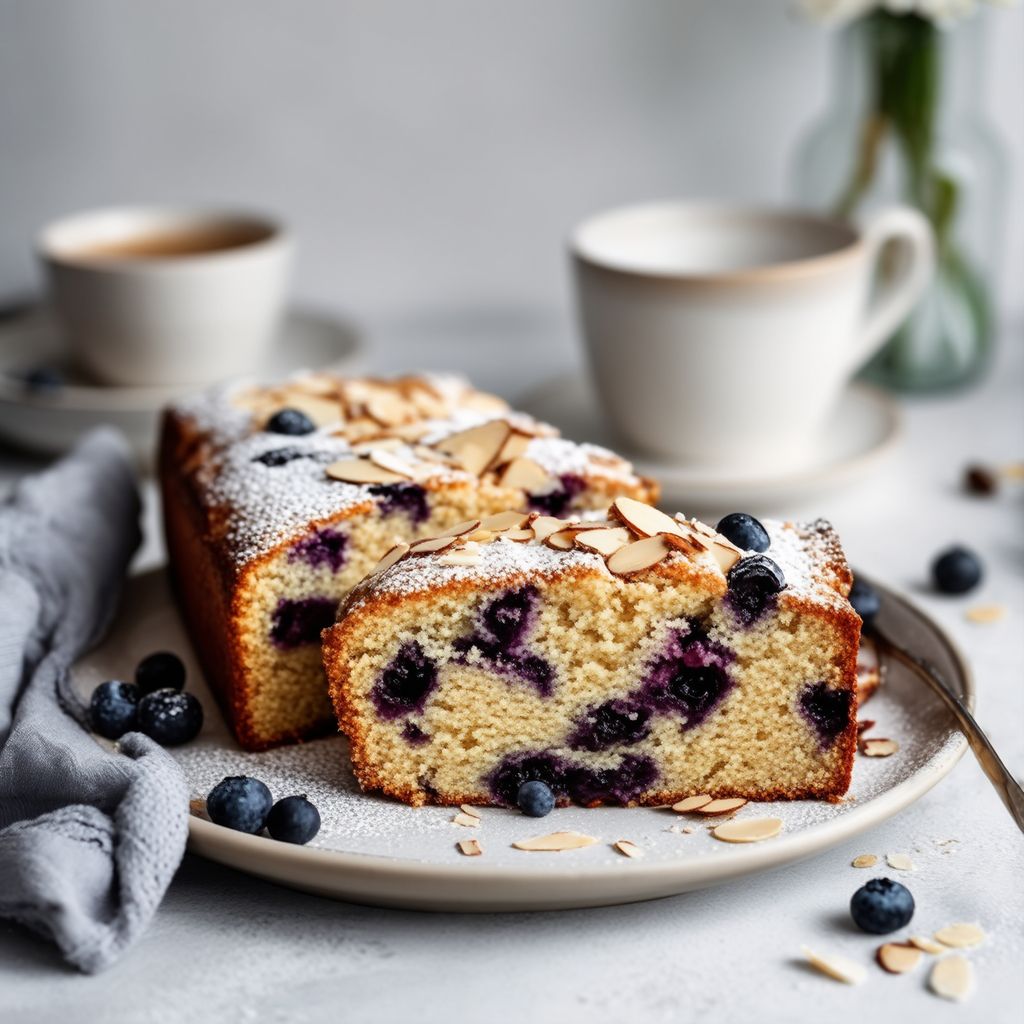 Blueberry Almond Coffee Cake