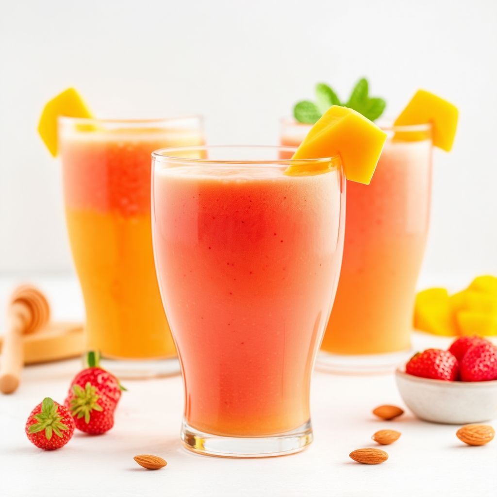 Tropical Mango Berry Bliss Smoothie