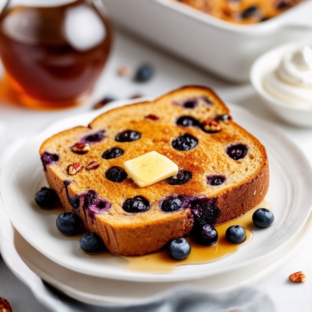 Blaubeer-Pekan-Frühstücksauflauf
