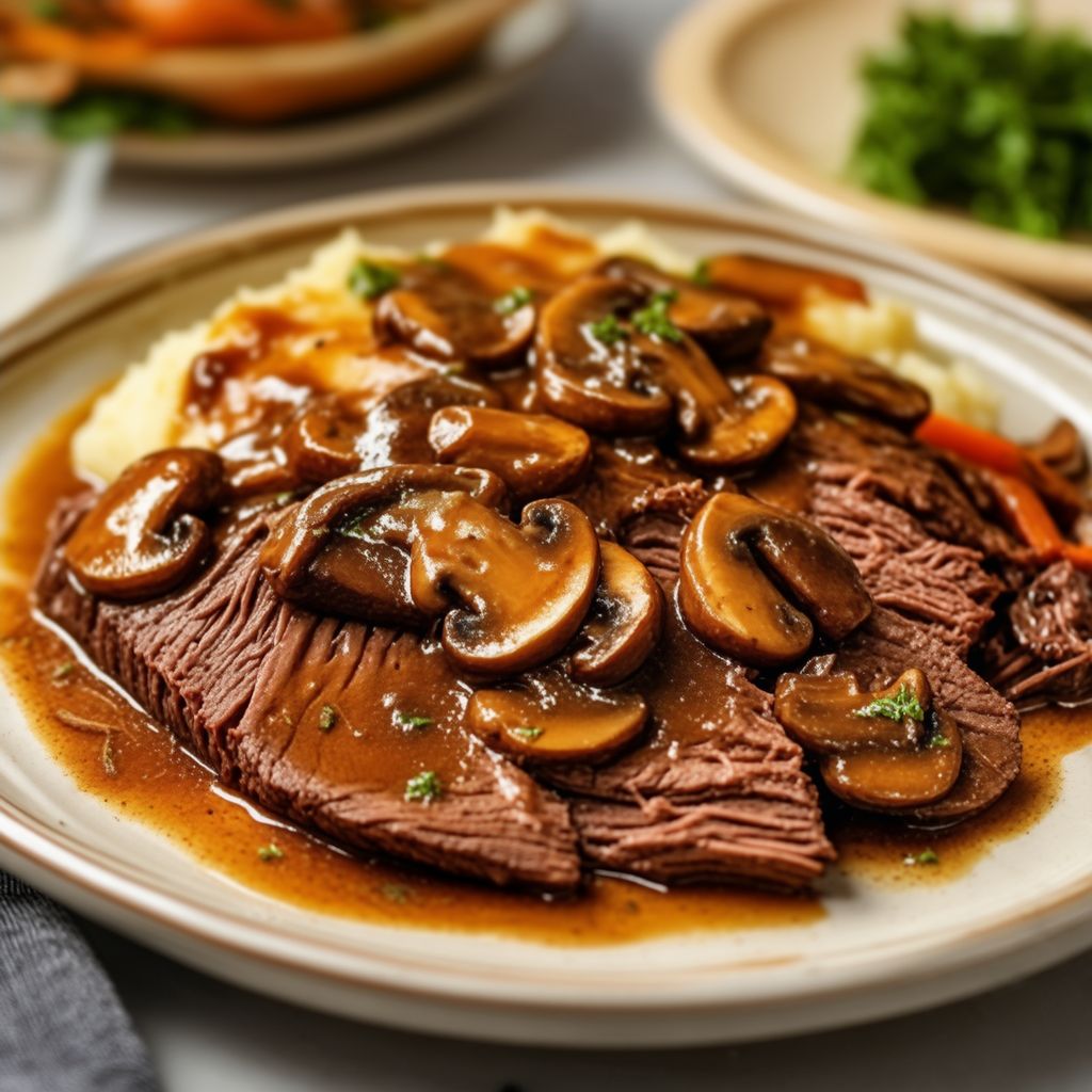 Savory Mushroom and Herb Pot Roast