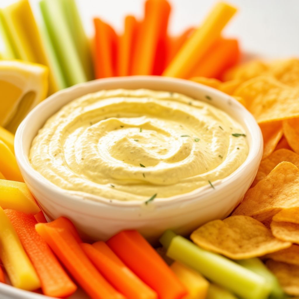 Würziger Dijon-Knoblauch-Dip