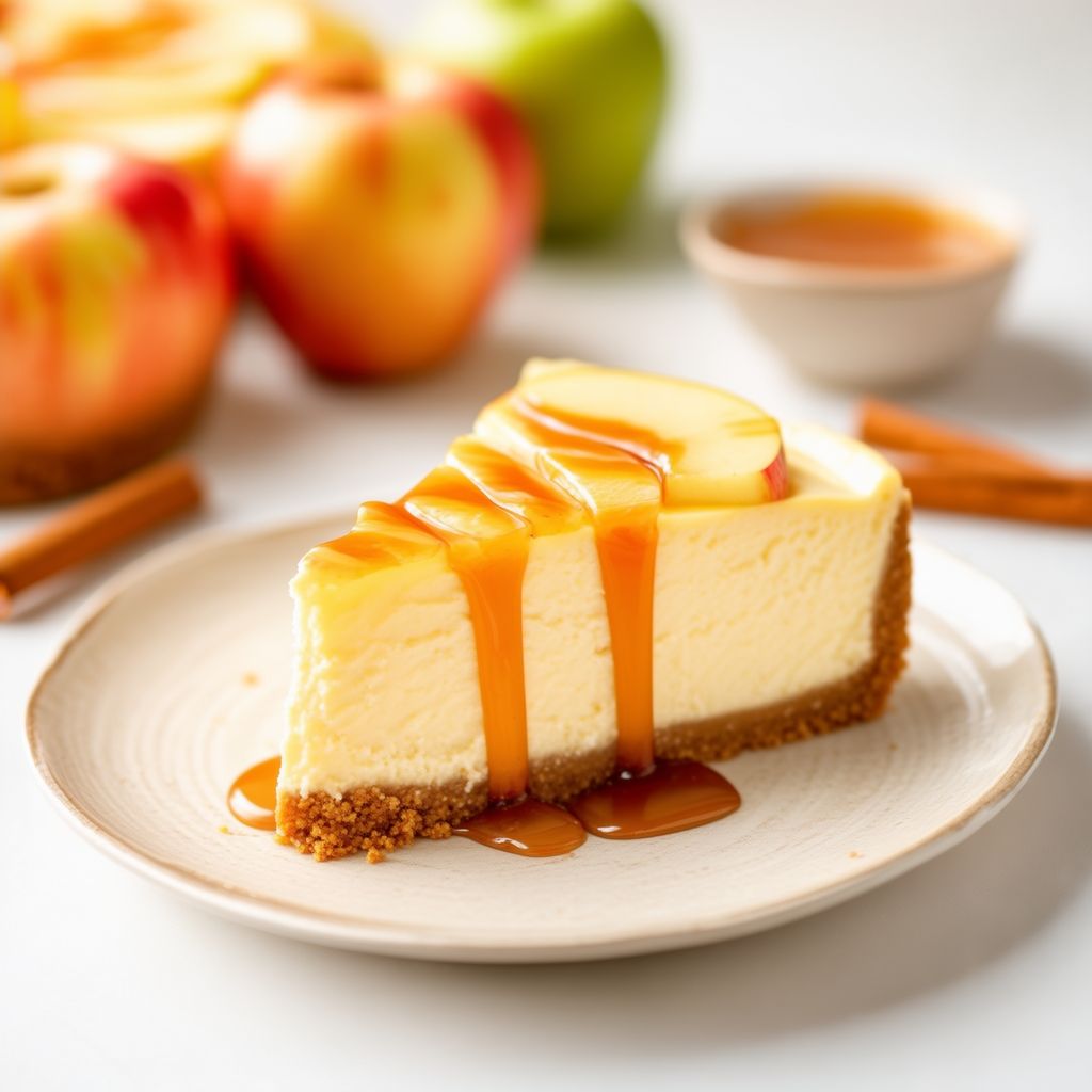 Karamell-Apfel-Käsekuchen-Delight