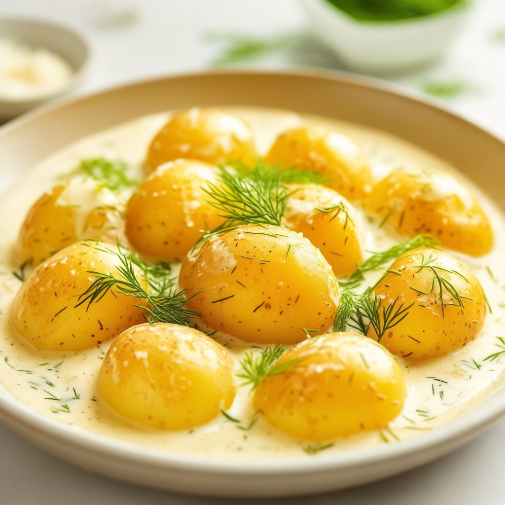 Cremige Dillkartoffeln mit einem Twist