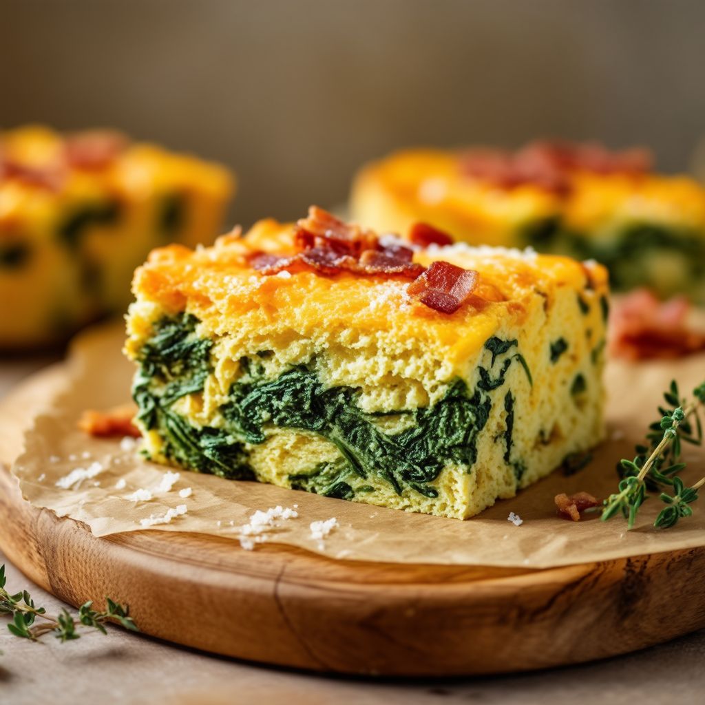 Savory Spinach and Cheese Breakfast Bake