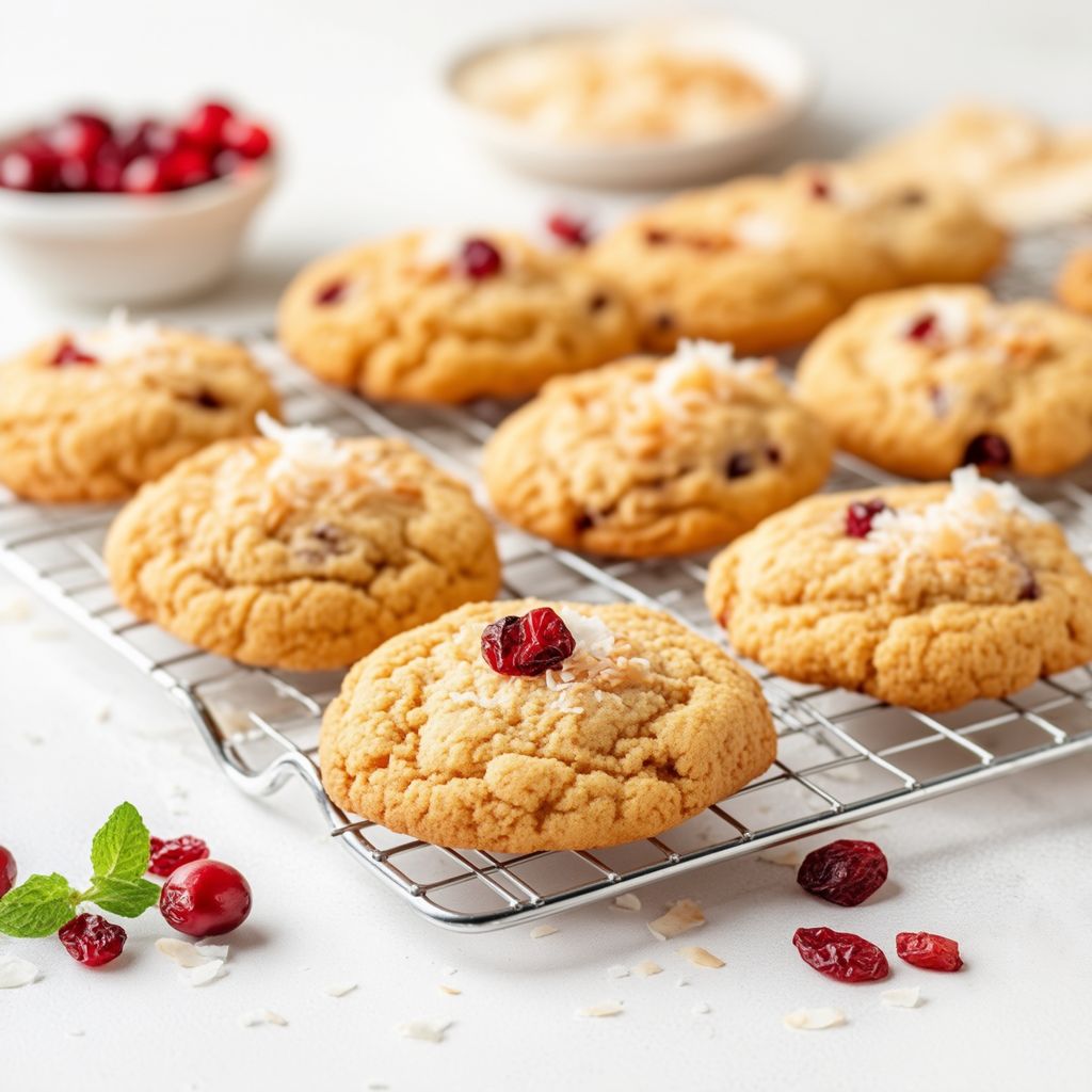 Cranberry Coconut Bliss Cookies