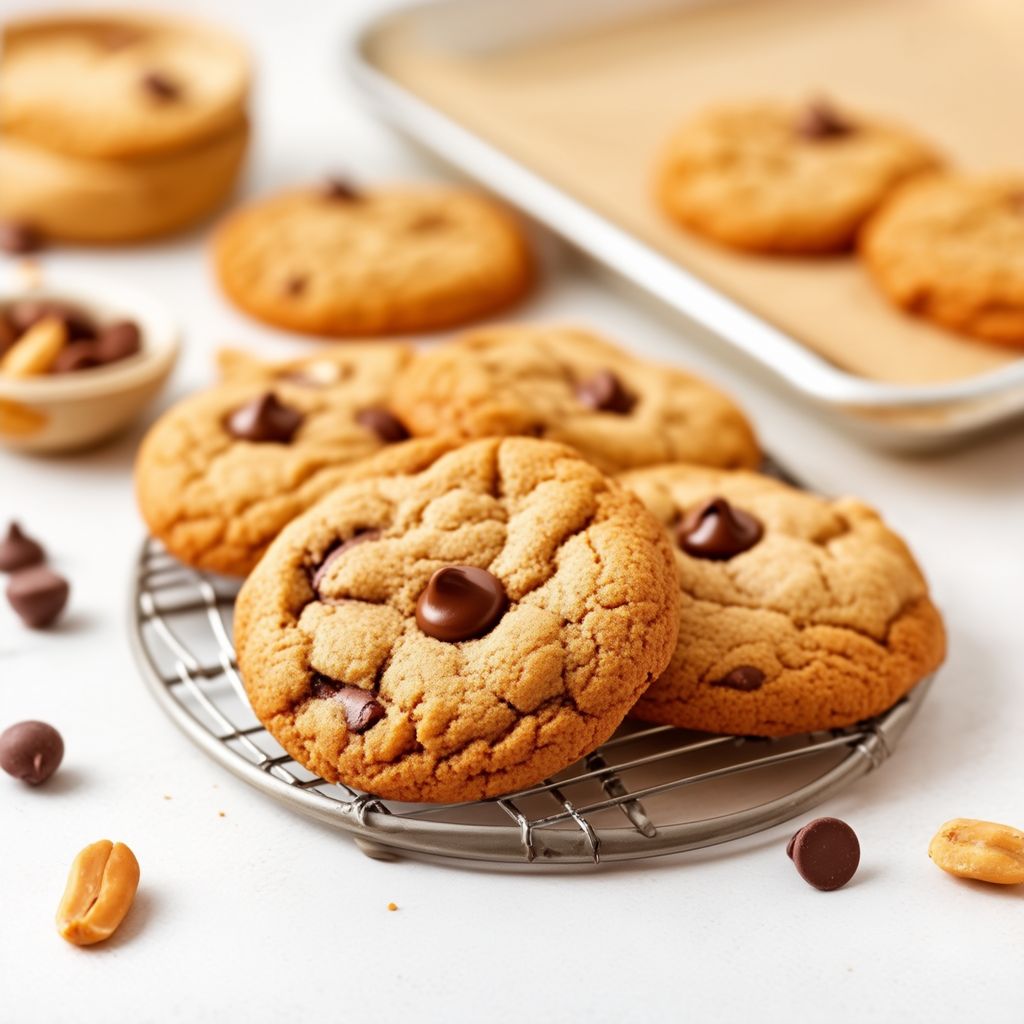 Biscotti al Burro di Arachidi e Cioccolato