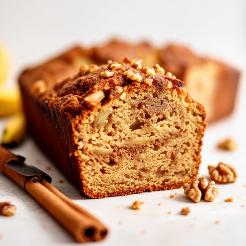 Torta di Mele, Banane e Noci Speziata
