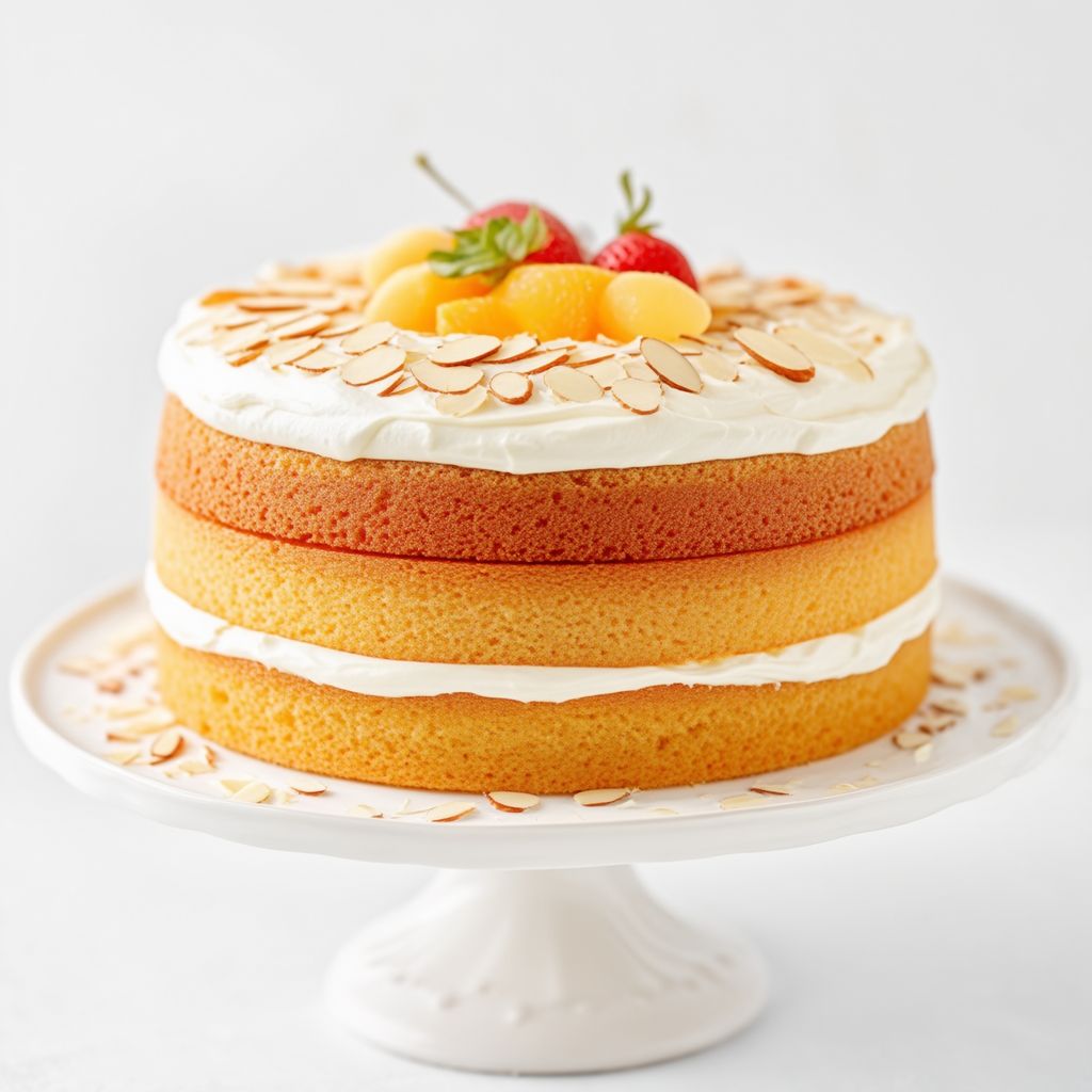 Torta Delizia di Mandorle e Vaniglia