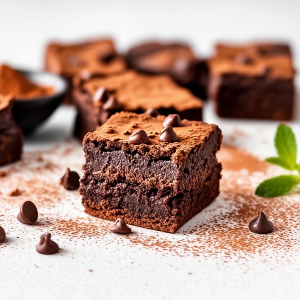 Brownies al Cioccolato Decadenti Senza Glutine